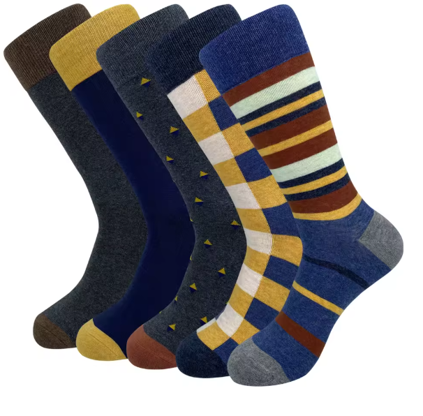 5 Pairs Men's Cotton Freedom