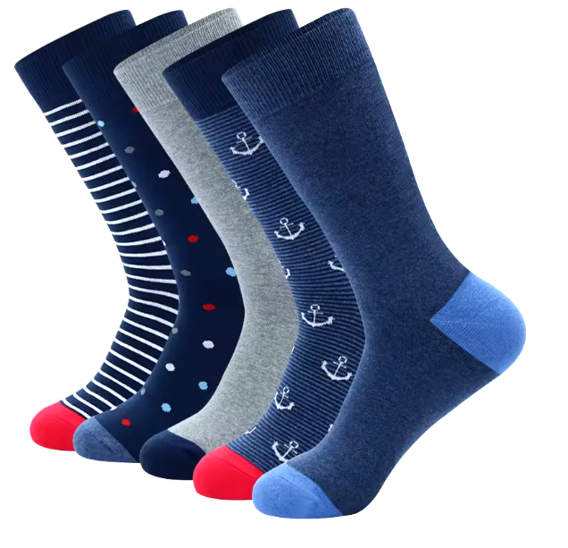 5 Pairs Men's Cotton Freedom